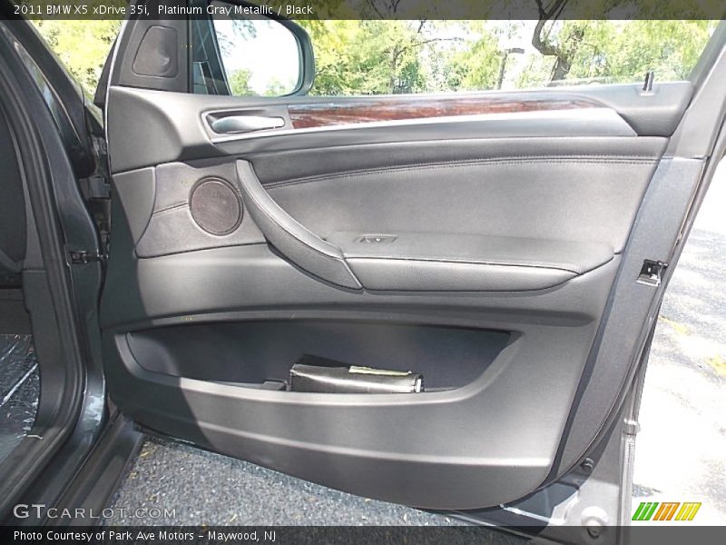 Platinum Gray Metallic / Black 2011 BMW X5 xDrive 35i