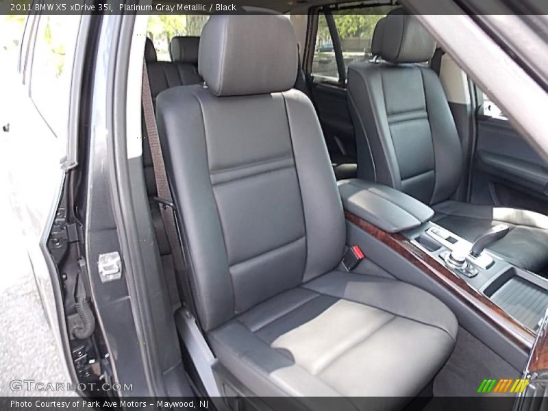 Platinum Gray Metallic / Black 2011 BMW X5 xDrive 35i