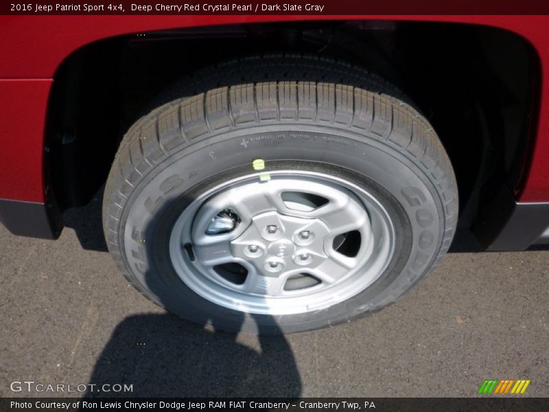 Deep Cherry Red Crystal Pearl / Dark Slate Gray 2016 Jeep Patriot Sport 4x4