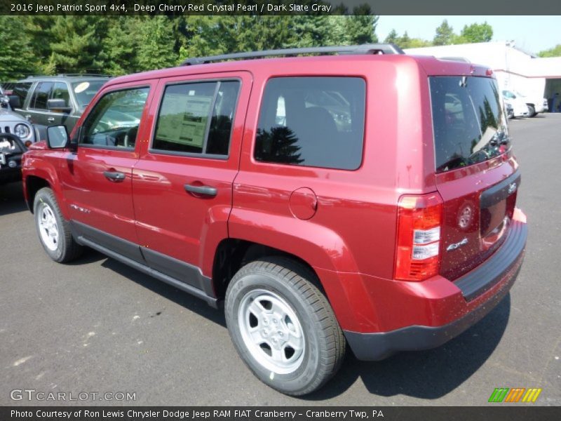 Deep Cherry Red Crystal Pearl / Dark Slate Gray 2016 Jeep Patriot Sport 4x4