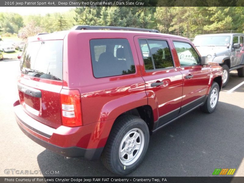 Deep Cherry Red Crystal Pearl / Dark Slate Gray 2016 Jeep Patriot Sport 4x4