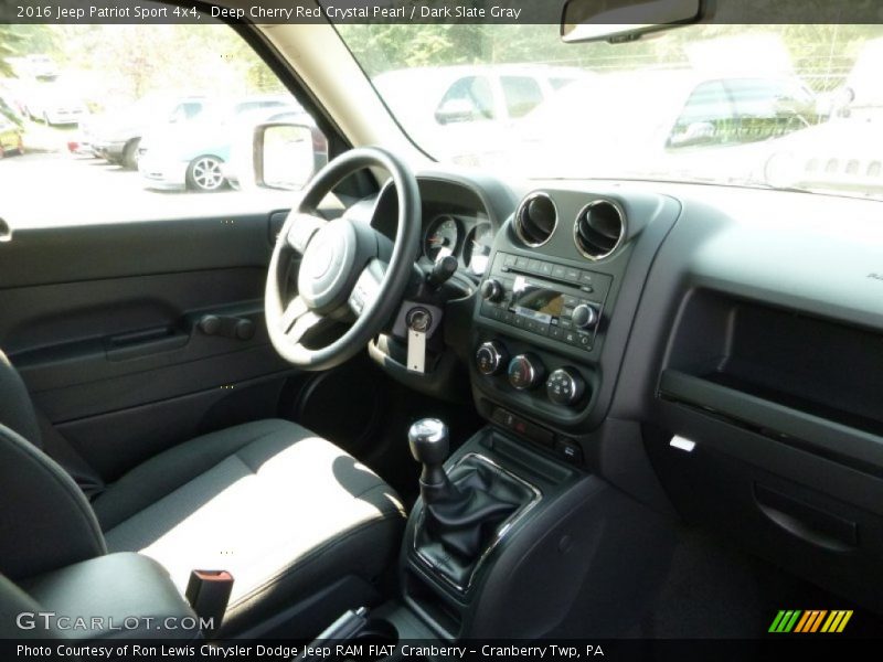 Deep Cherry Red Crystal Pearl / Dark Slate Gray 2016 Jeep Patriot Sport 4x4