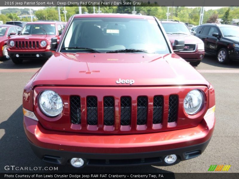 Deep Cherry Red Crystal Pearl / Dark Slate Gray 2016 Jeep Patriot Sport 4x4