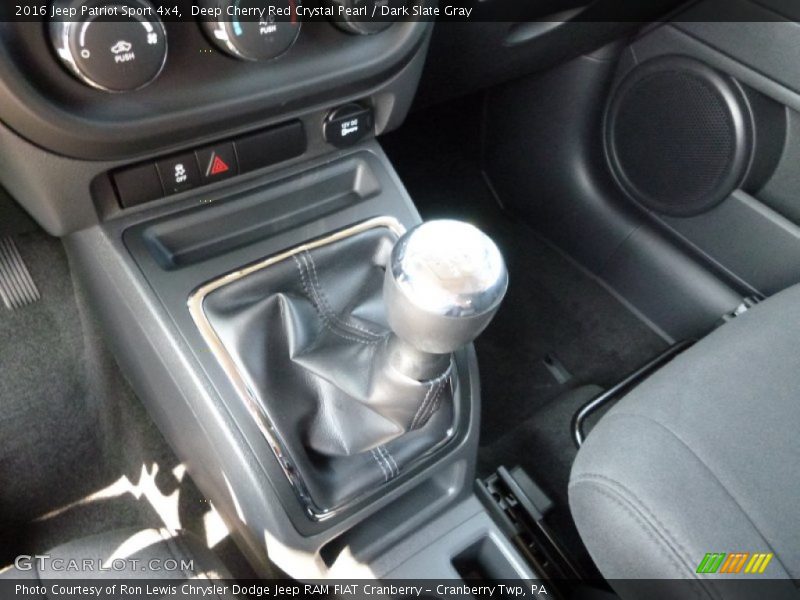 Deep Cherry Red Crystal Pearl / Dark Slate Gray 2016 Jeep Patriot Sport 4x4