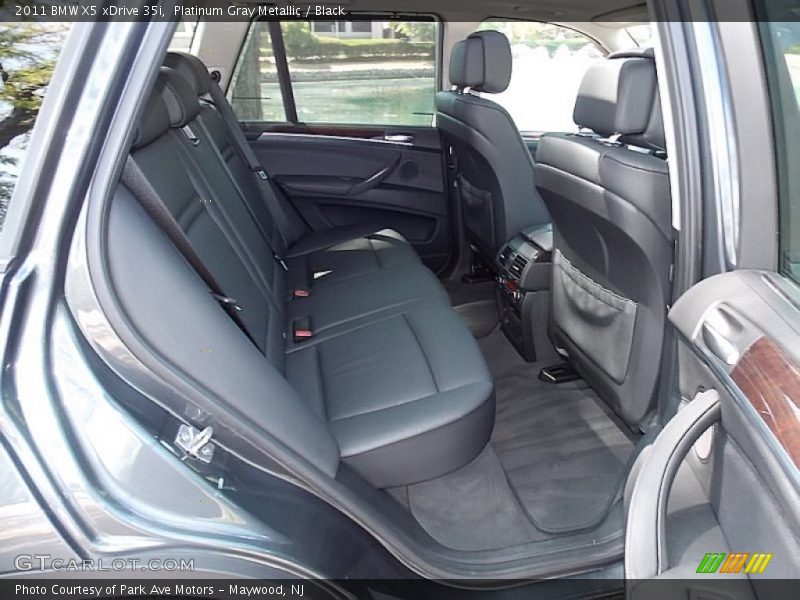 Platinum Gray Metallic / Black 2011 BMW X5 xDrive 35i