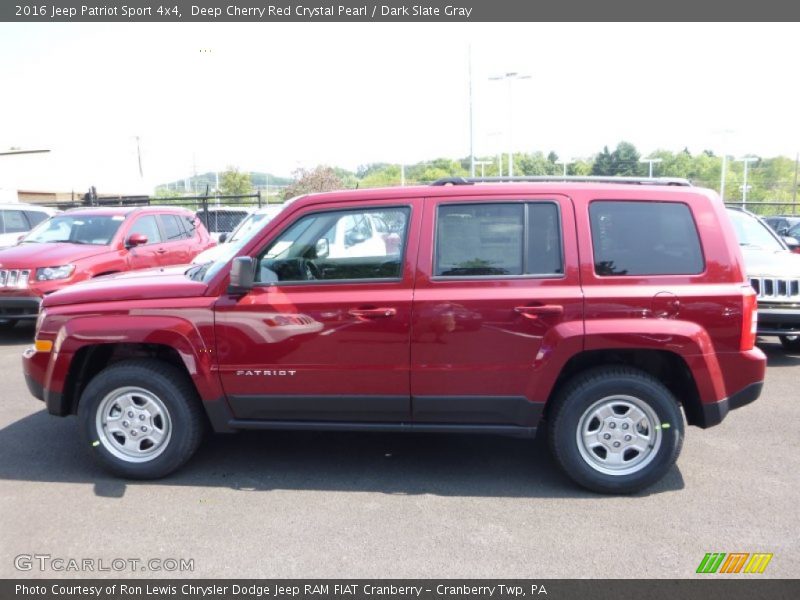 Deep Cherry Red Crystal Pearl / Dark Slate Gray 2016 Jeep Patriot Sport 4x4