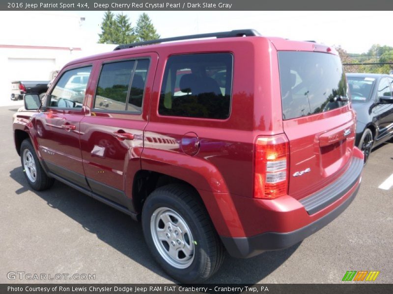 Deep Cherry Red Crystal Pearl / Dark Slate Gray 2016 Jeep Patriot Sport 4x4
