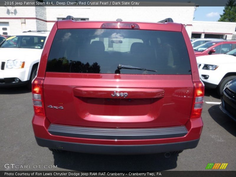 Deep Cherry Red Crystal Pearl / Dark Slate Gray 2016 Jeep Patriot Sport 4x4