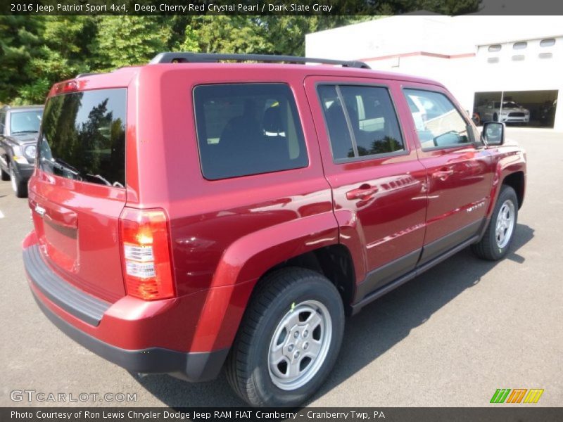 Deep Cherry Red Crystal Pearl / Dark Slate Gray 2016 Jeep Patriot Sport 4x4