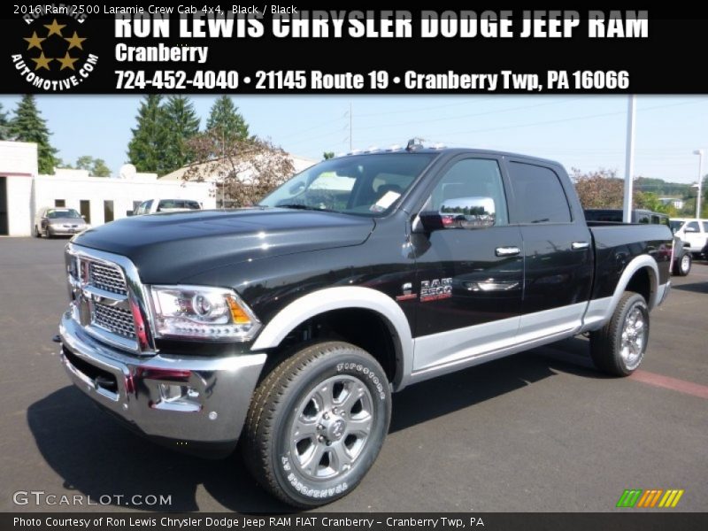 Black / Black 2016 Ram 2500 Laramie Crew Cab 4x4