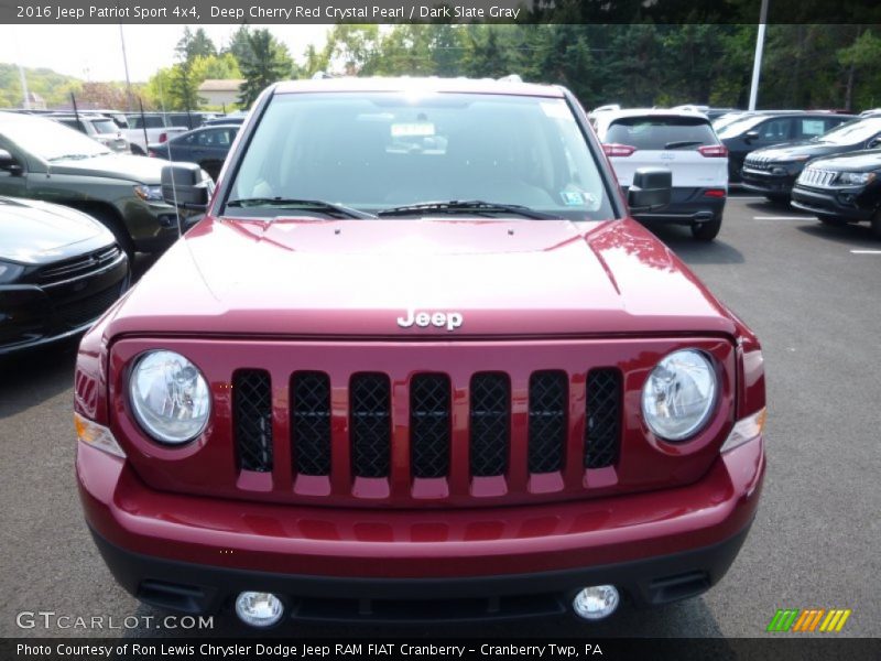 Deep Cherry Red Crystal Pearl / Dark Slate Gray 2016 Jeep Patriot Sport 4x4