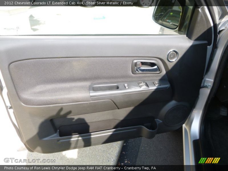 Sheer Silver Metallic / Ebony 2012 Chevrolet Colorado LT Extended Cab 4x4