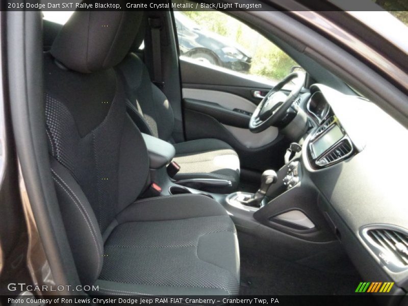 Granite Crystal Metallic / Black/Light Tungsten 2016 Dodge Dart SXT Rallye Blacktop
