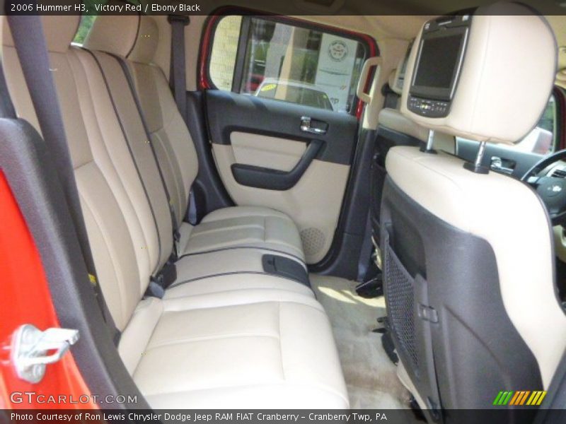 Victory Red / Ebony Black 2006 Hummer H3