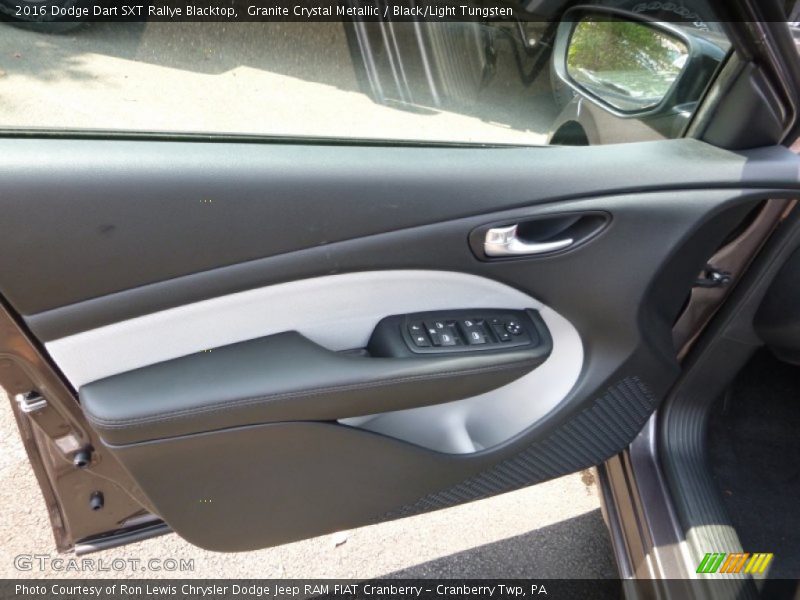 Granite Crystal Metallic / Black/Light Tungsten 2016 Dodge Dart SXT Rallye Blacktop