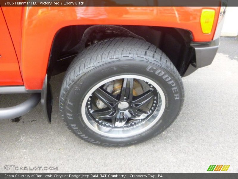 Victory Red / Ebony Black 2006 Hummer H3