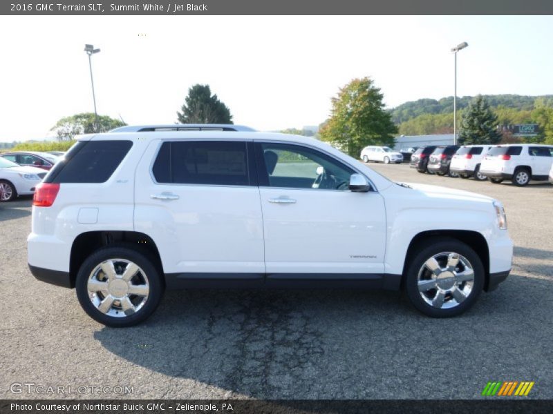 Summit White / Jet Black 2016 GMC Terrain SLT