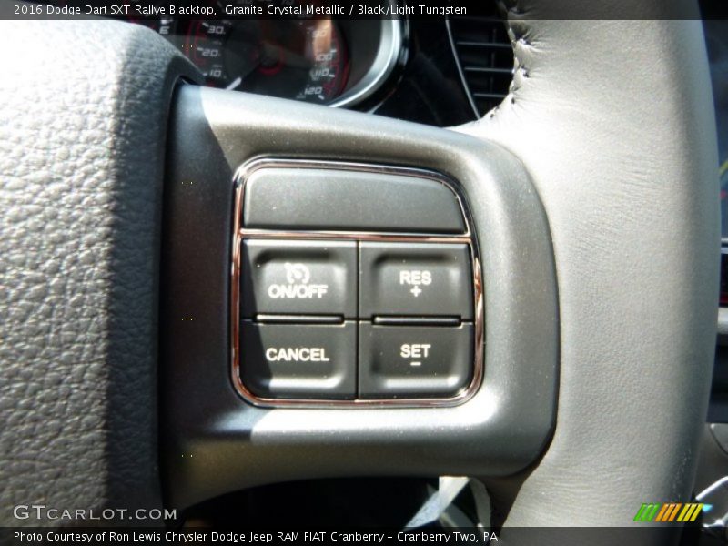 Granite Crystal Metallic / Black/Light Tungsten 2016 Dodge Dart SXT Rallye Blacktop