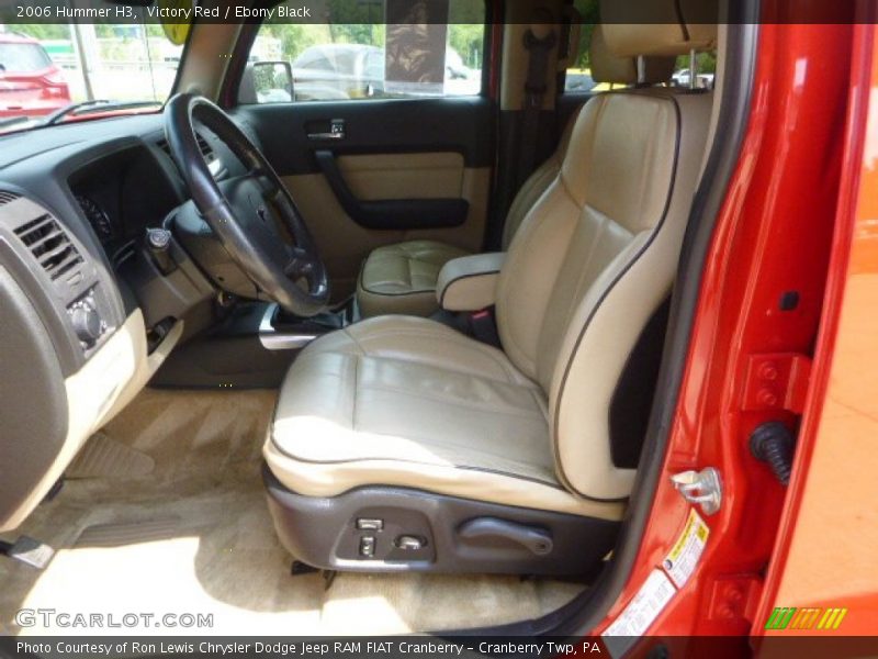 Victory Red / Ebony Black 2006 Hummer H3