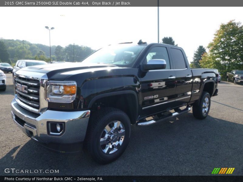Onyx Black / Jet Black 2015 GMC Sierra 2500HD SLE Double Cab 4x4