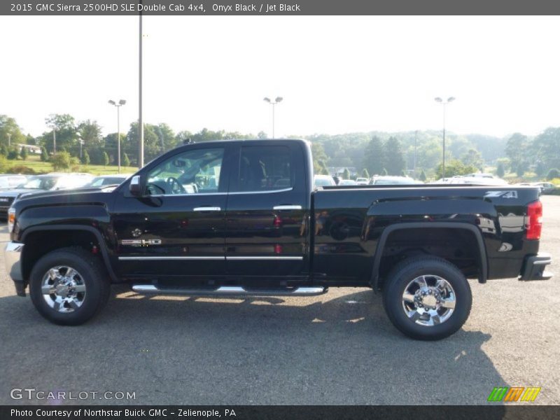 Onyx Black / Jet Black 2015 GMC Sierra 2500HD SLE Double Cab 4x4
