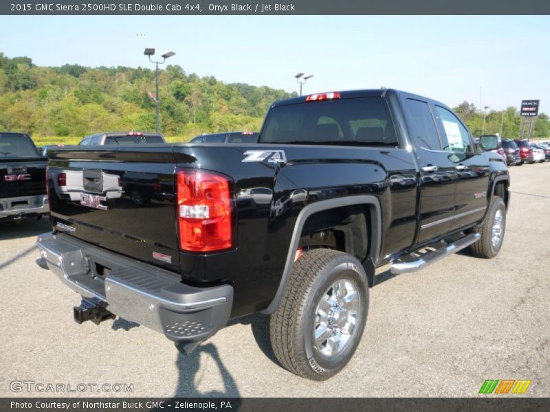 Onyx Black / Jet Black 2015 GMC Sierra 2500HD SLE Double Cab 4x4