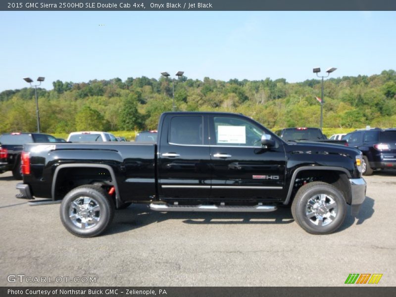 Onyx Black / Jet Black 2015 GMC Sierra 2500HD SLE Double Cab 4x4