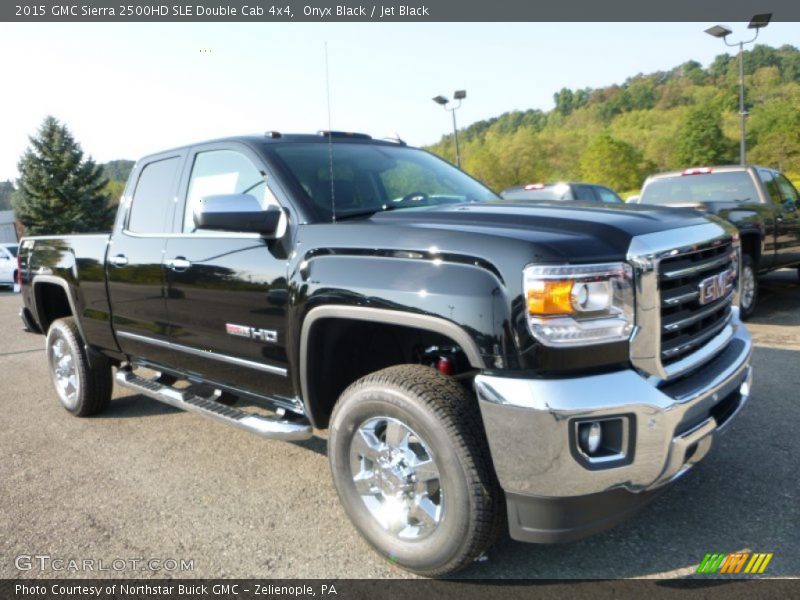 Onyx Black / Jet Black 2015 GMC Sierra 2500HD SLE Double Cab 4x4
