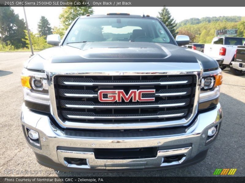 Onyx Black / Jet Black 2015 GMC Sierra 2500HD SLE Double Cab 4x4