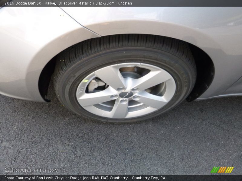 Billet Silver Metallic / Black/Light Tungsten 2016 Dodge Dart SXT Rallye