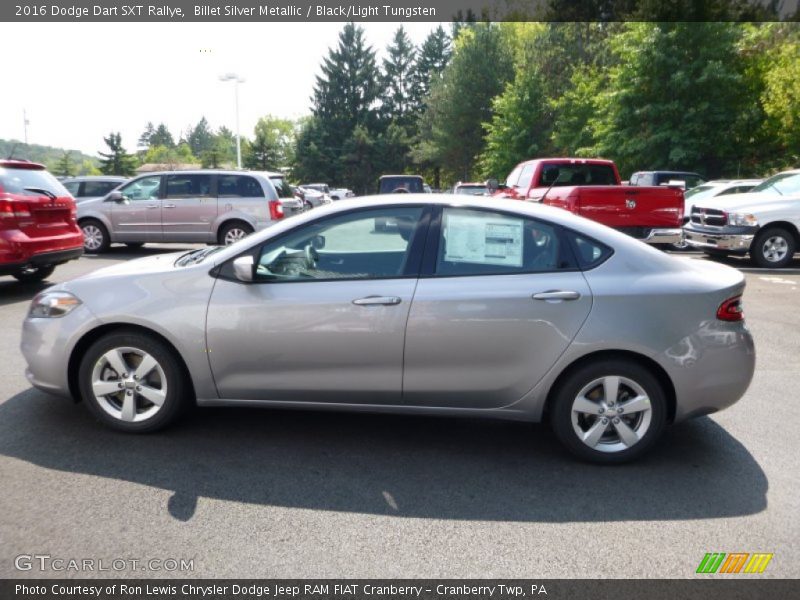 Billet Silver Metallic / Black/Light Tungsten 2016 Dodge Dart SXT Rallye