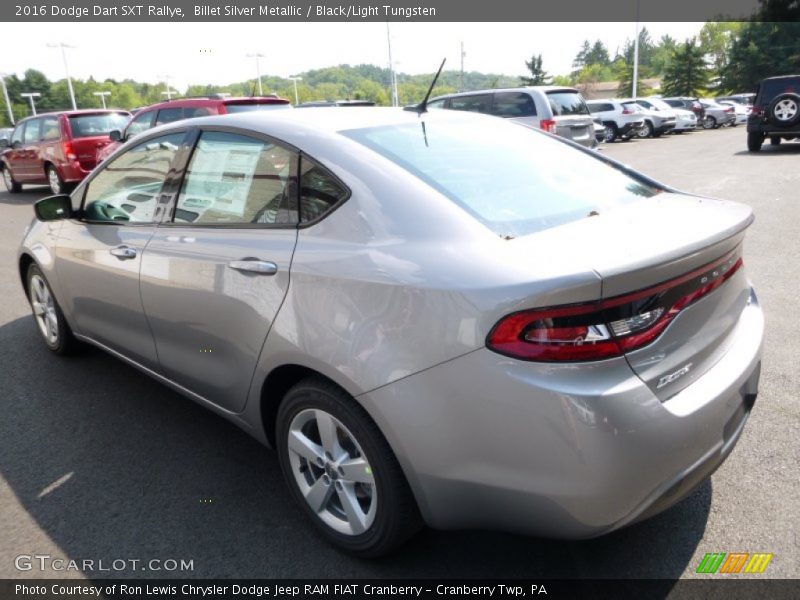 Billet Silver Metallic / Black/Light Tungsten 2016 Dodge Dart SXT Rallye
