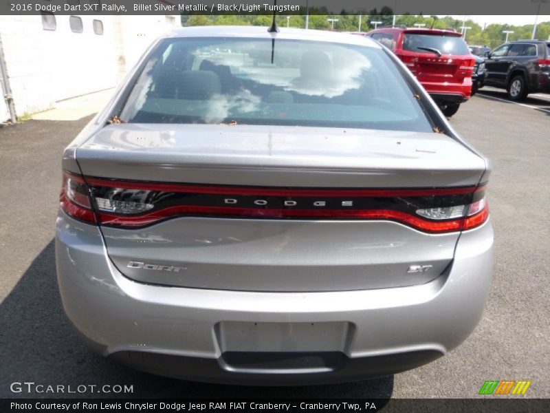 Billet Silver Metallic / Black/Light Tungsten 2016 Dodge Dart SXT Rallye