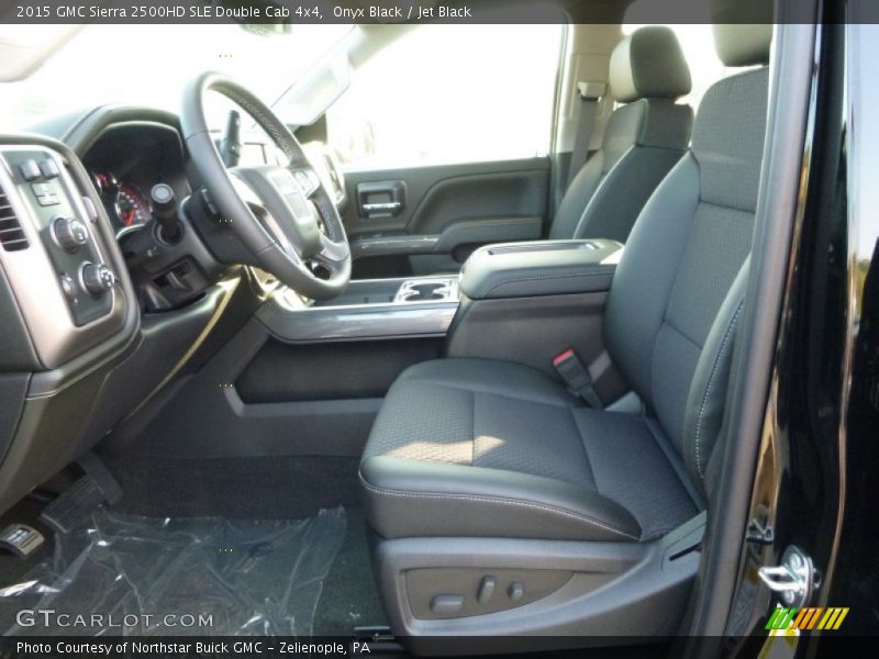 Onyx Black / Jet Black 2015 GMC Sierra 2500HD SLE Double Cab 4x4