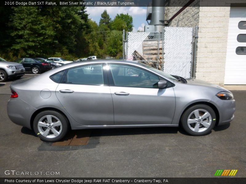 Billet Silver Metallic / Black/Light Tungsten 2016 Dodge Dart SXT Rallye