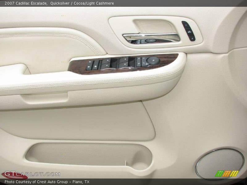Quicksilver / Cocoa/Light Cashmere 2007 Cadillac Escalade