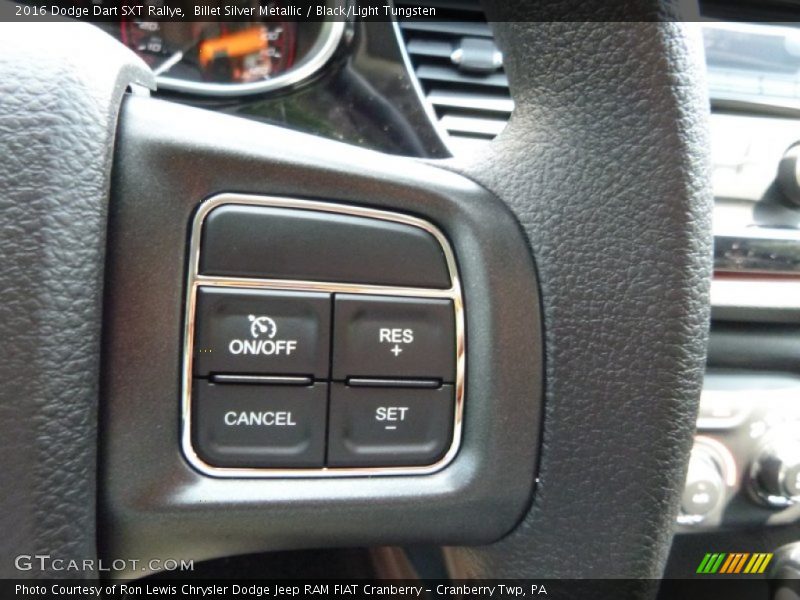 Billet Silver Metallic / Black/Light Tungsten 2016 Dodge Dart SXT Rallye