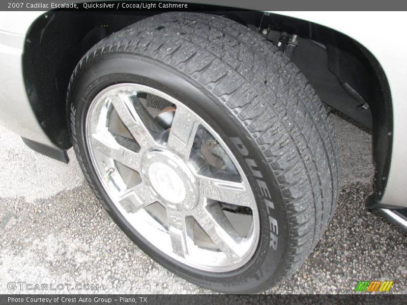 Quicksilver / Cocoa/Light Cashmere 2007 Cadillac Escalade