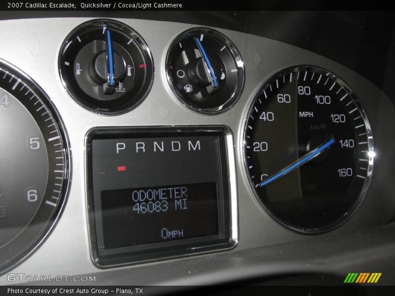 Quicksilver / Cocoa/Light Cashmere 2007 Cadillac Escalade