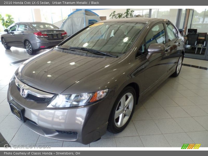 Urban Titanium Metallic / Black 2010 Honda Civic LX-S Sedan