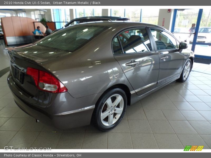 Urban Titanium Metallic / Black 2010 Honda Civic LX-S Sedan