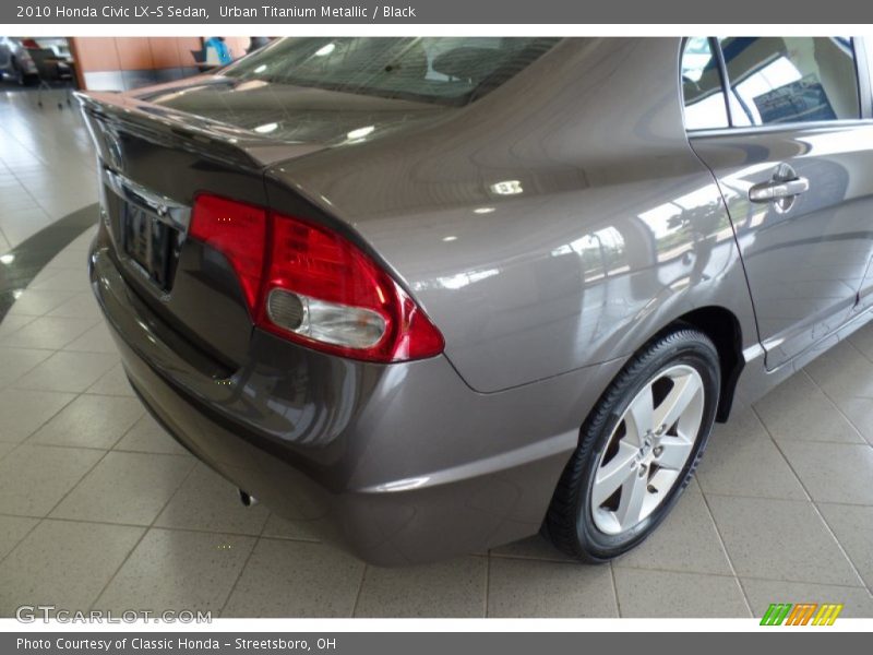 Urban Titanium Metallic / Black 2010 Honda Civic LX-S Sedan
