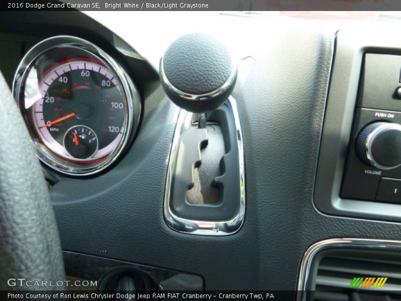 Bright White / Black/Light Graystone 2016 Dodge Grand Caravan SE