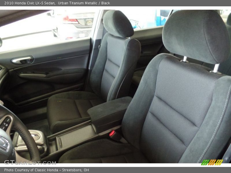 Urban Titanium Metallic / Black 2010 Honda Civic LX-S Sedan