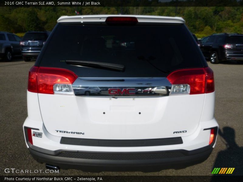 Summit White / Jet Black 2016 GMC Terrain SLE AWD