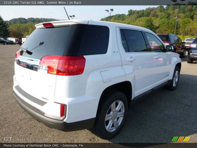 Summit White / Jet Black 2016 GMC Terrain SLE AWD