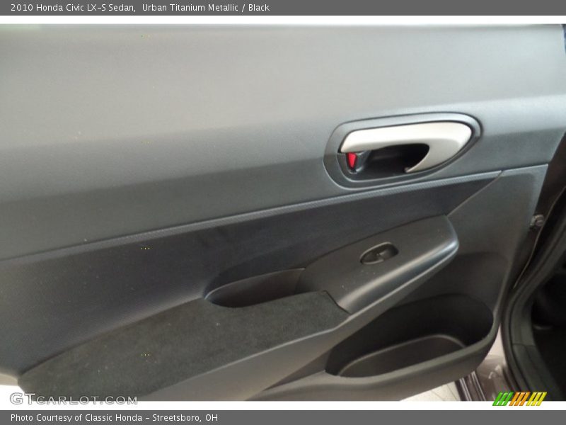 Urban Titanium Metallic / Black 2010 Honda Civic LX-S Sedan