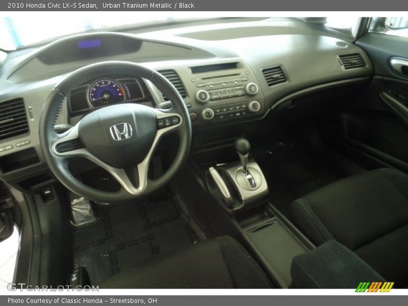 Urban Titanium Metallic / Black 2010 Honda Civic LX-S Sedan