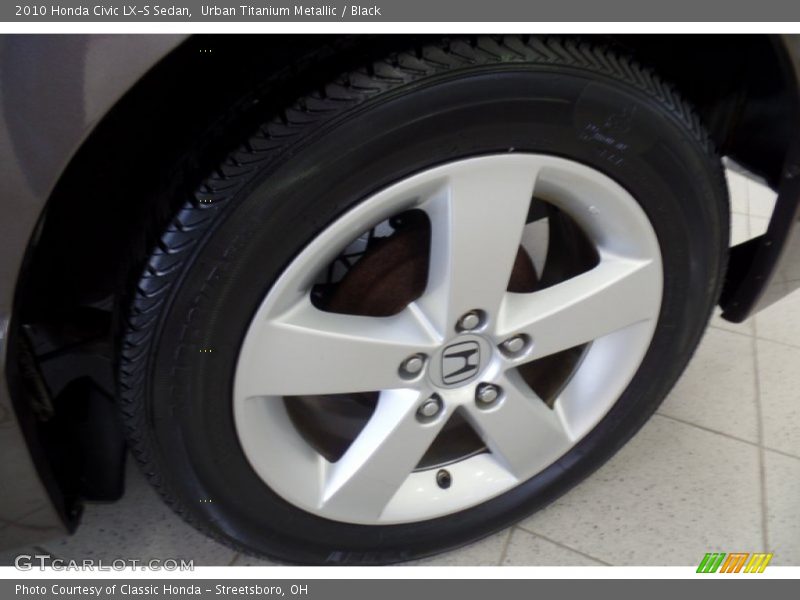 Urban Titanium Metallic / Black 2010 Honda Civic LX-S Sedan