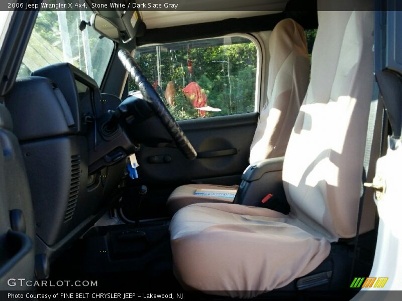 Stone White / Dark Slate Gray 2006 Jeep Wrangler X 4x4